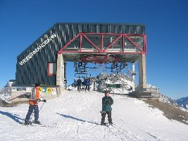 und hier natürlich noch die Bergstation