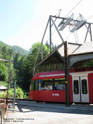 Oberdorf - Kreuzung zwischen Sesselbahn und Eisenbahn
