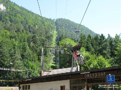 Oberdorf - Kreuzung zwischen Sesselbahn und Eisenbahn