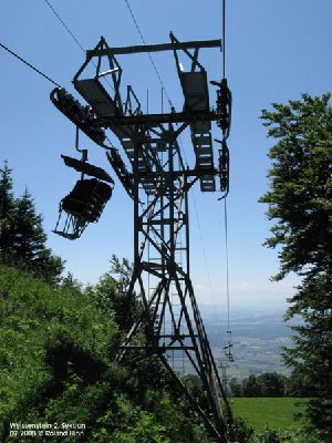 Weissenstein 2. Sektion - letzte Stütze