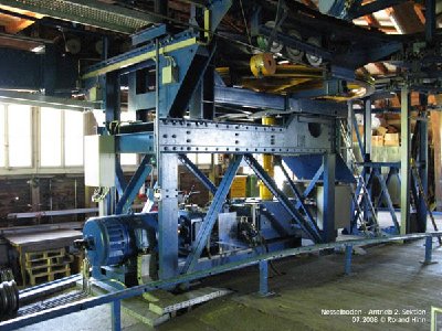 Antrieb der 2. Sektion in der Mittelstation Weissenstein