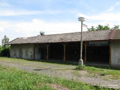Aufgelassene Haltestelle Bohosudov