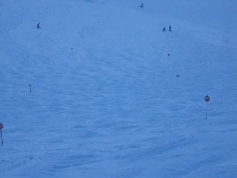 nur teilweise präparierte Piste 10
<br />(schaut auf dem Bild leider besser aus als es wirklich war!)