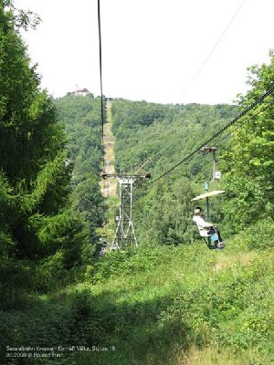 Unterhalb von Stütze 16