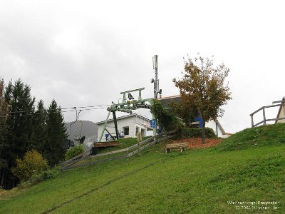Bergstation mit Stütze 10 (Portalstütze)
