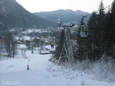 Das untere Ende der Strecke