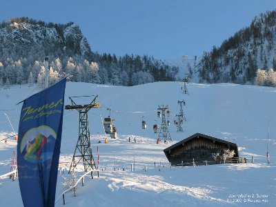Blick von der Mittelstation auf die 2. Sektion