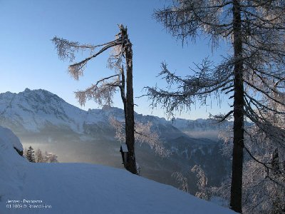 Eine Impression entlang der Abfahrt