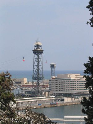 Port de Barcelona - Blick auf die beiden Turmstationen