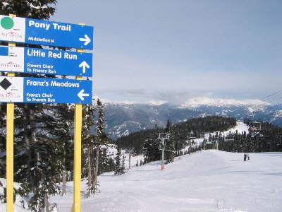 Die 4-KSB Big Red Express und Abfahrten in Richtung Creekside