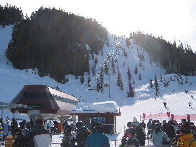 4-KSB Big Red Express, Bj. 1997 (DM), der parallel in Richtung Garbanzo Express verlaufende Orange Chair ist inzwischen bis auf Reste abgebaut