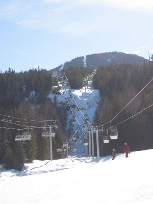 Kreuzung der beiden Zubringer auf der 1. Sektion