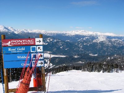 Abfahrten am Blackcomb-Mtn im Hauptpistenbereich