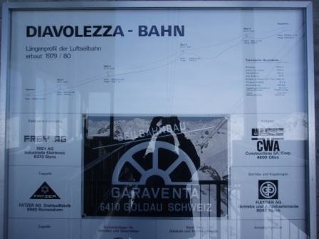 Infotafel Bergstation