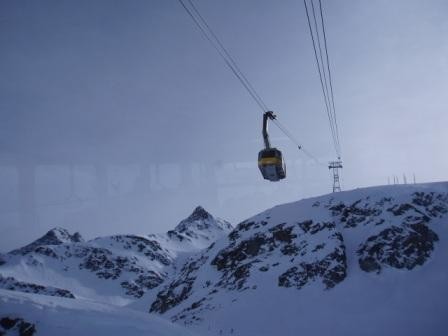 mit der letzten Gondel noch mal hoch... aber ich komme wieder!!!