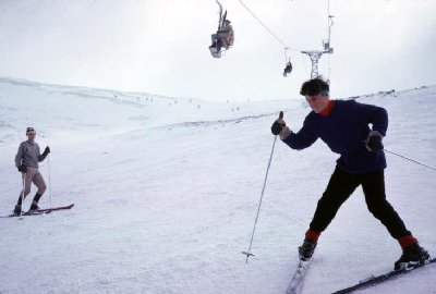 White Lady chairlift, Cairngorm, ca. 1965