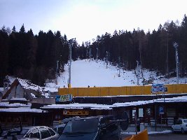 Talabfahrt (Schwarz ) nach Folgarida leider noch geschlossen.