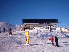 Bergstation 6 Sessel, ich glaube seit letztem Jahr neu, in Marilleva.