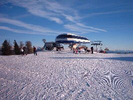 Bergstation neuer 4 Sessel in Folgarida.