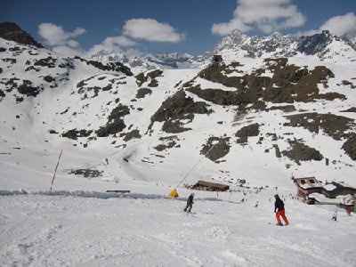 der neue Bauplatz der Mittelstation