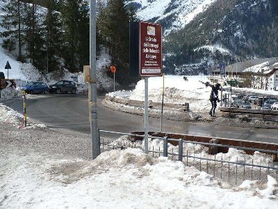 ...oder bei der Gebrigsjägerrunde in Gegenrichtung über die Strasse
