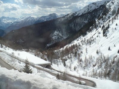 Die Kehren liegen schon eng beieinander