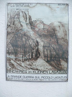 Im Sommer kann man die Stollensysteme aus dem 1. Weltkrieg besuchen