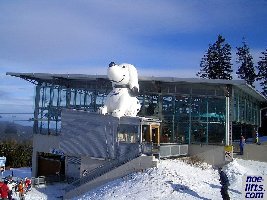 Die schöne Bergstation der Stuhleckbahn 4-CLD