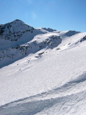 Der Haupthang am Blackcomb Glacier