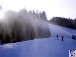 Beschneiung unter Stuhleckbahn