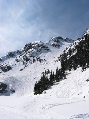 Die "double diamond" Ruby Bowl, erreichbar über "Spanky's Ladder" vom Glacier Express