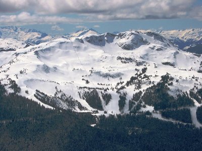 Die Harmony-Bowl vom Blackcomb Mtn aus gesehen