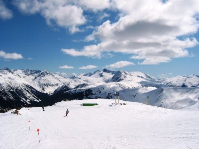 Ausblick vom 2115 m hohen Little Whistler Peak
