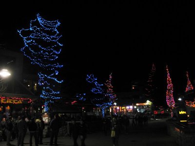 Abends geht beim Après-Ski schon einiges. Auf jeden Fall mehr als in den elitären Vail Resorts in Colorado