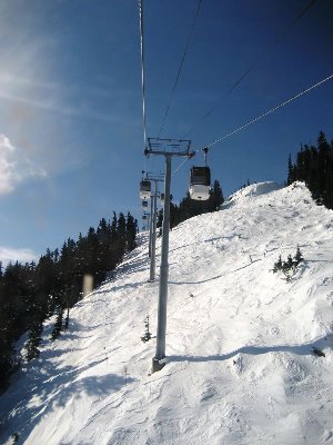 Oberhalb der double diamond "Seppo's"