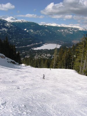 Hier sieht man ein wenig das Quergefälle