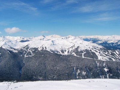 V.links: Symphony Bowl, Harmony Bowl, Whistler Peak, Emerald Bereich