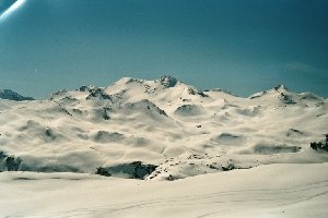 Winterlandschaft irgendwo im Espace Killy...