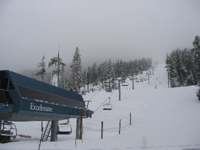 Weiter hinauf geht es mit der 4-KSB Excerlator Express, Bj. 1994, DM, 510 Hm