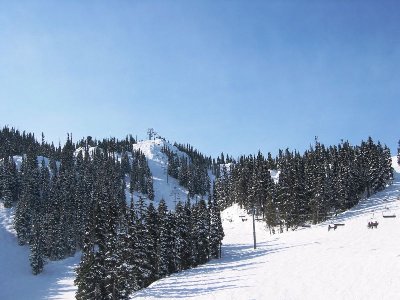 Trasse der 4-KSB Jersey Cream Express, 375 Hm. Unten steil, oben flach und nochmals ein steiler Schlusshang