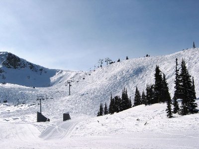 Schöne, kurze Variantenhänge unter der 4-KSB