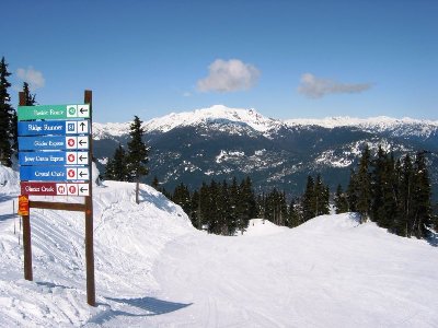 Abzweigung an der "Ridge Runner"