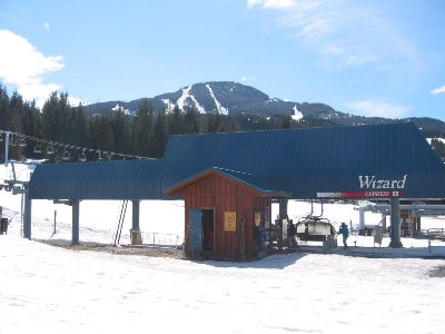 4-KSB Wizard Express, Bj. 1987, DM, 2250 m lang, 565 Hm, der Hauptzubringer vom Blackcomb Village