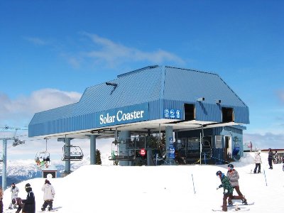 Bergstation der 4-KSB Solar Coaster Express