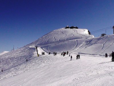 Ausstiegsbereich SL Showcase auf 2240 m Höhe