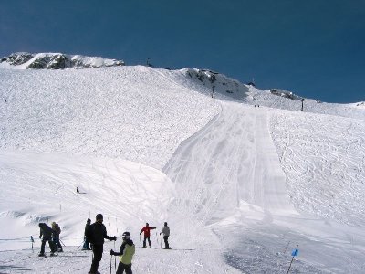 "Crystal Traverse" nach den Neuschneefällen