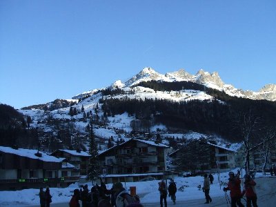 Blick auf Engelberg und die Brunni