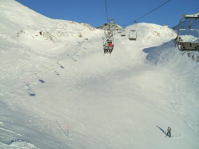 Piste 10 Engstlenalp, Nachmittags herrlich in der Sonne