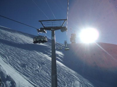 Am frühen Nachmittag eine herrliche Sonnenbank bei -15°C