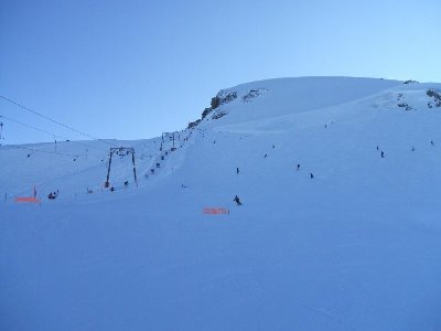 Sl Rotegg in der totalen, insgesamt die beste Piste im Gebiet